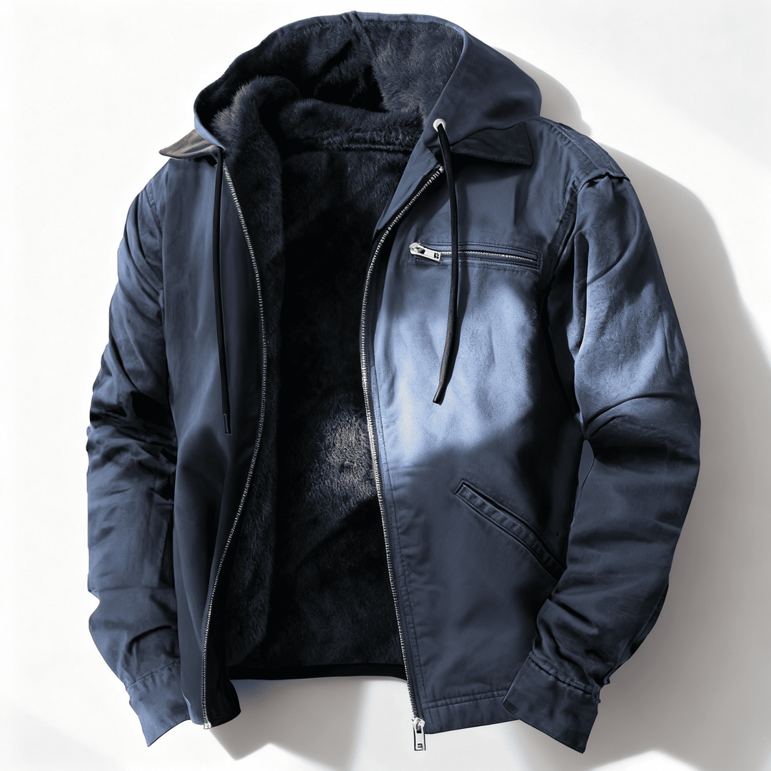 Chaqueta con capucha Oliver | Chaqueta con capucha, cremallera y cordón