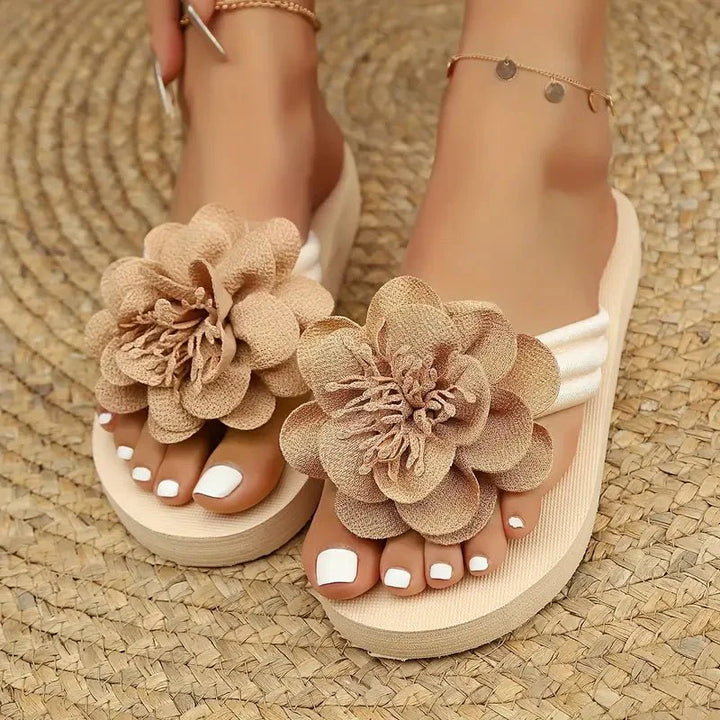 Ally - Women's Summer Floral Slide Sandals