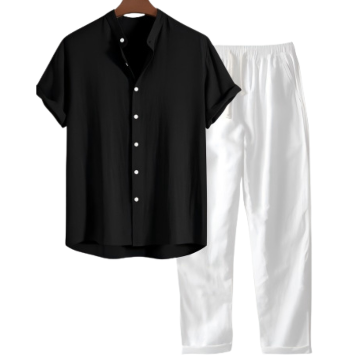 Men's Old Money Linen Summer  Set