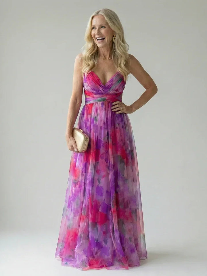 Isel - Women's Soft Wrap Maxi Dress