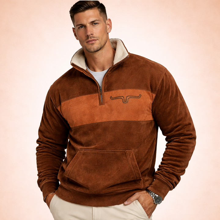 Noah – Pull moderne et douillet à quart de zip pour homme