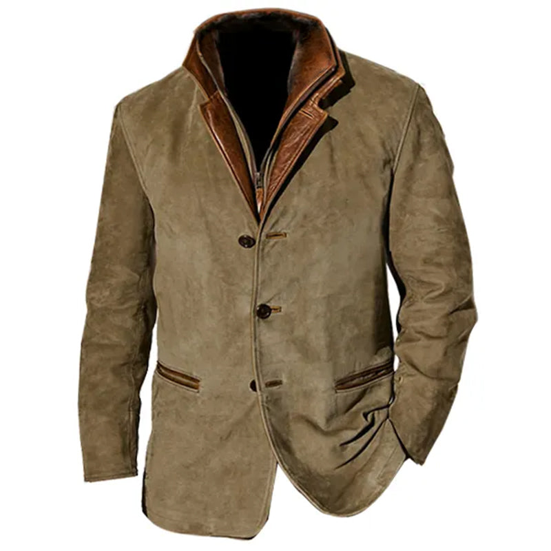 Veste blazer pour homme | Style chic décontracté avec col à revers