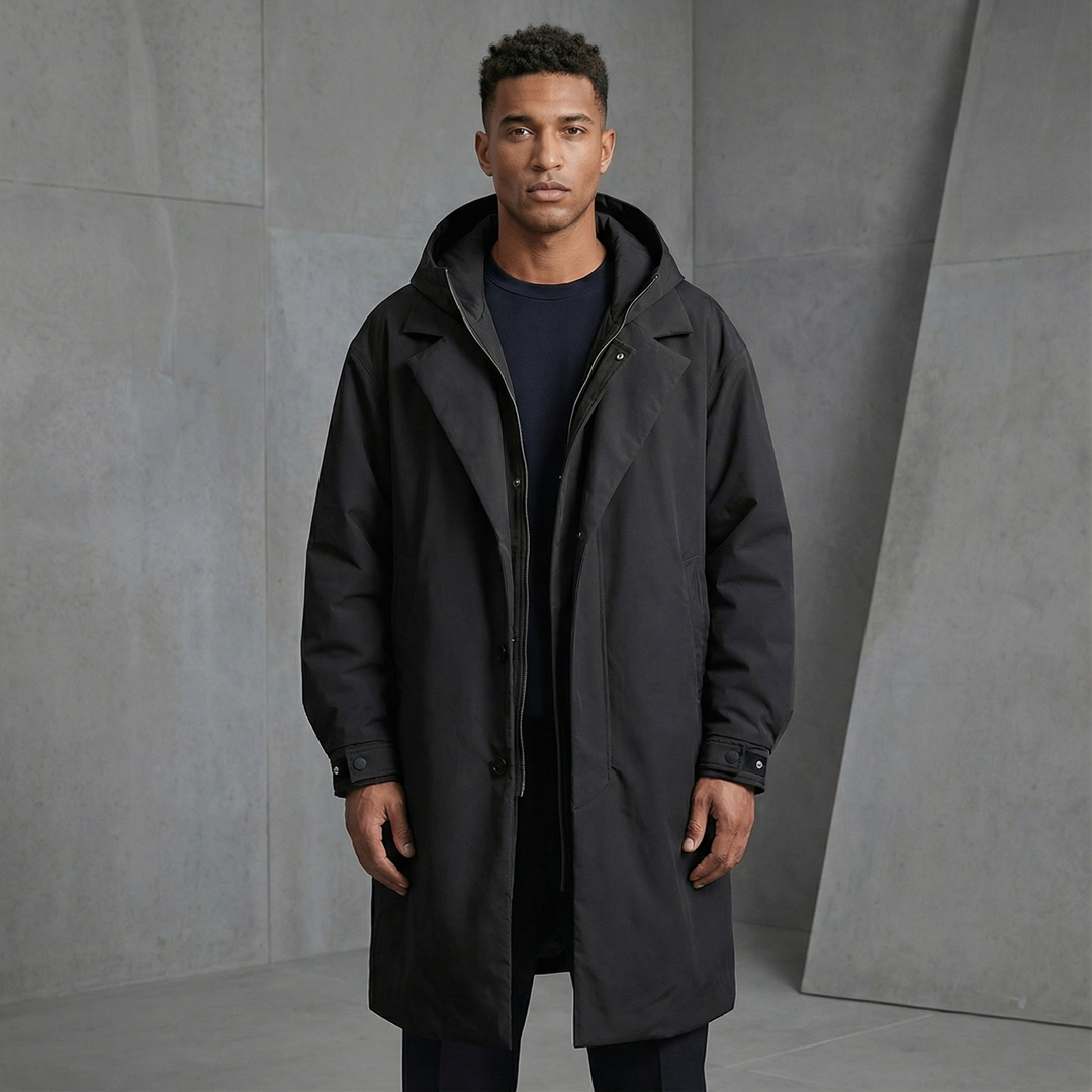 Jason - Gabardina utilitaria moderna para hombre