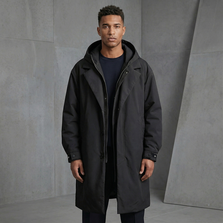 Jason - Gabardina utilitaria moderna para hombre