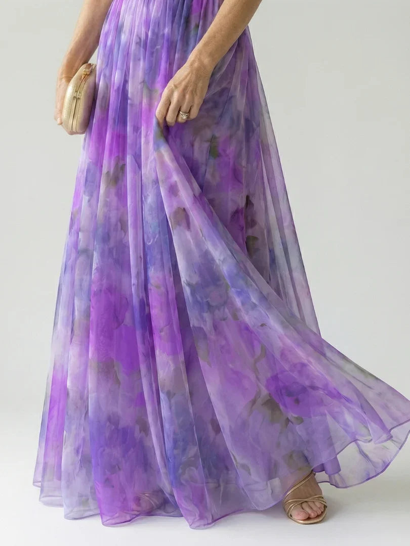 Isel - Women's Soft Wrap Maxi Dress