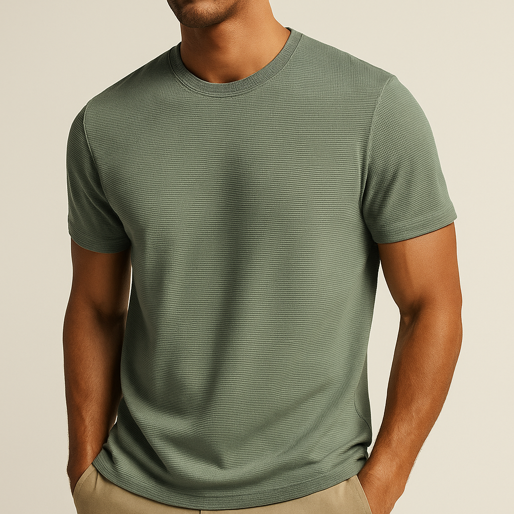 Men's Summer Breeze Cotton Waffle Shirt