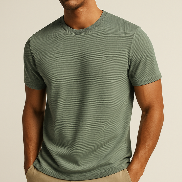 Men's Summer Breeze Cotton Waffle Shirt