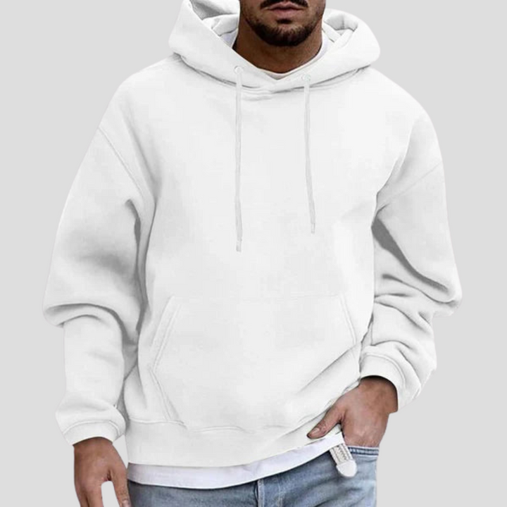 Sudadera con capucha y bolsillos para hombre