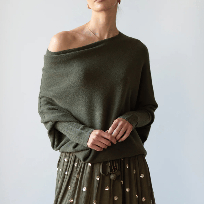 Suéter elegante de cachemira para mujer | Perfecto para el invierno