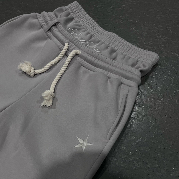 Άνετο unisex φαρδύ παντελόνι jogger με τσέπες