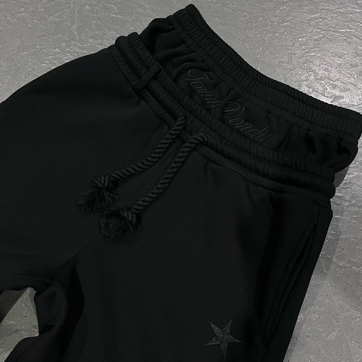 Άνετο unisex φαρδύ παντελόνι jogger με τσέπες