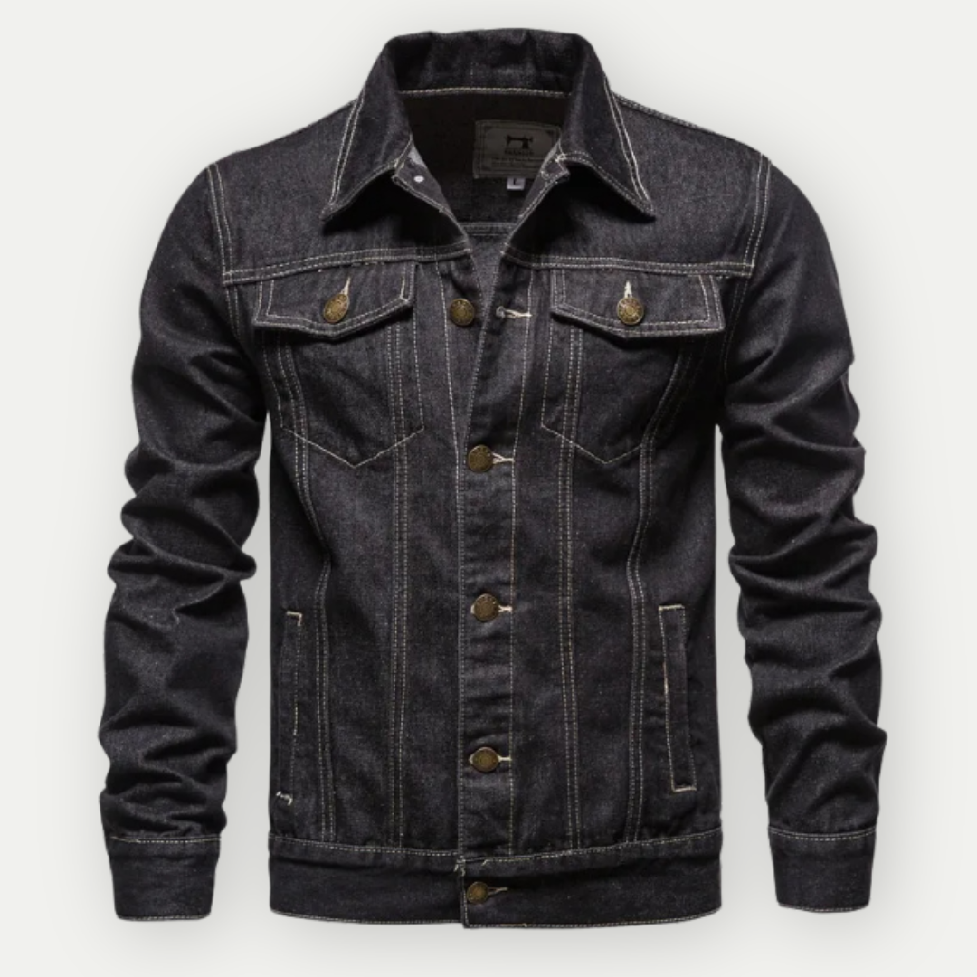 Stylish Denim Trucker Jacket with Comfortable Fit