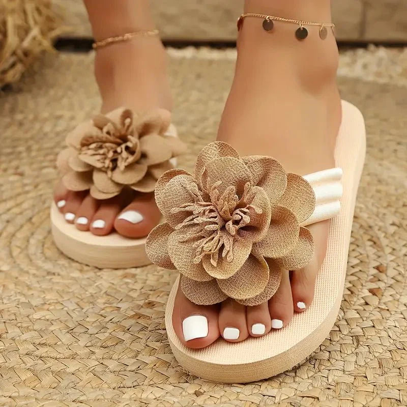 Ally - Women's Summer Floral Slide Sandals