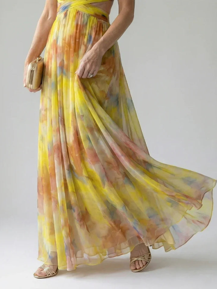 Isel - Women's Soft Wrap Maxi Dress
