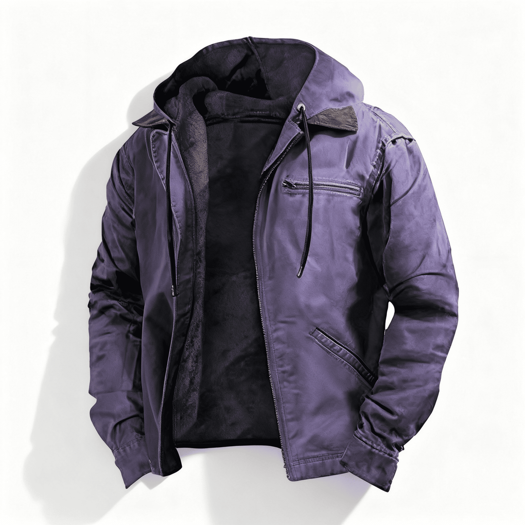 Chaqueta con capucha Oliver | Chaqueta con capucha, cremallera y cordón
