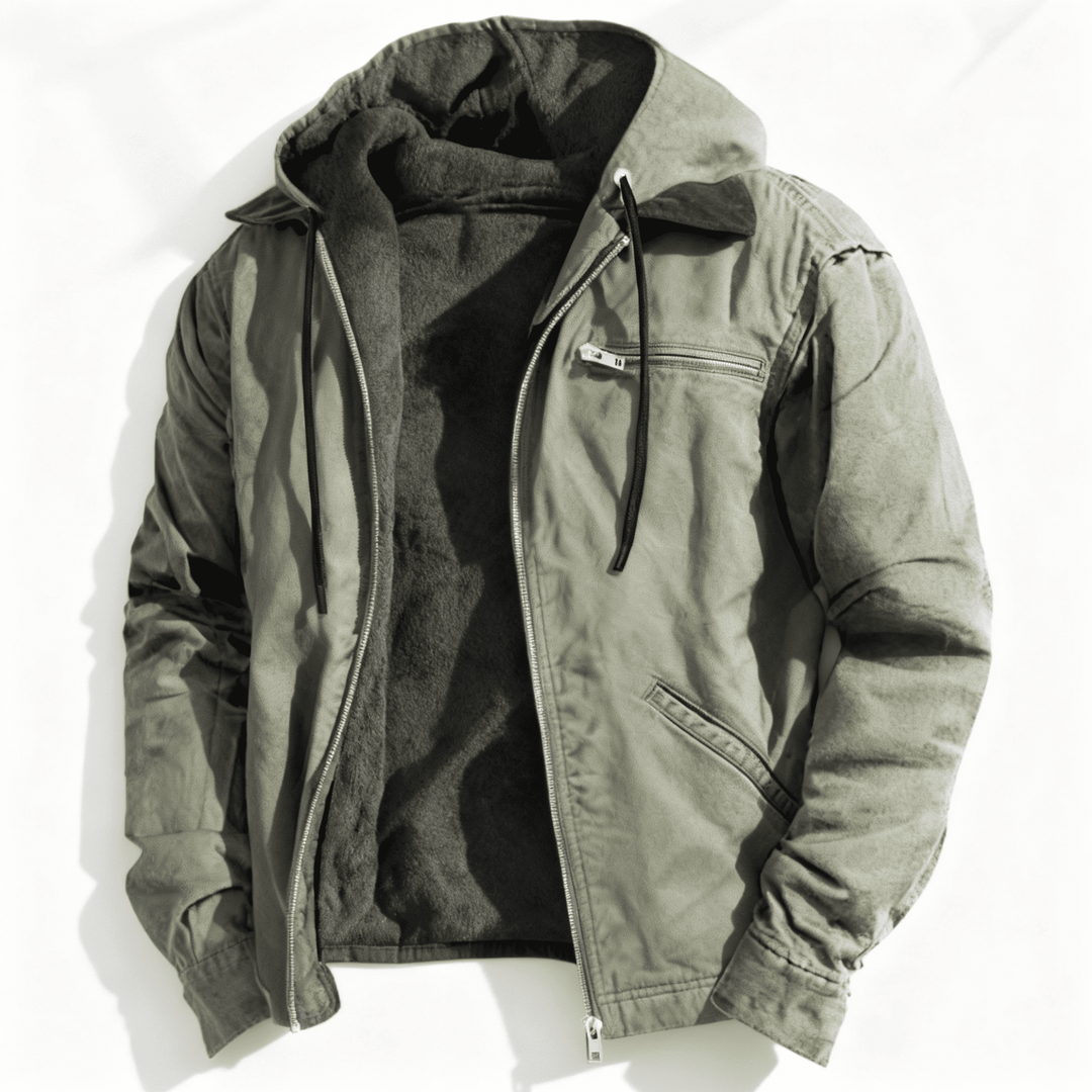 Chaqueta con capucha Oliver | Chaqueta con capucha, cremallera y cordón