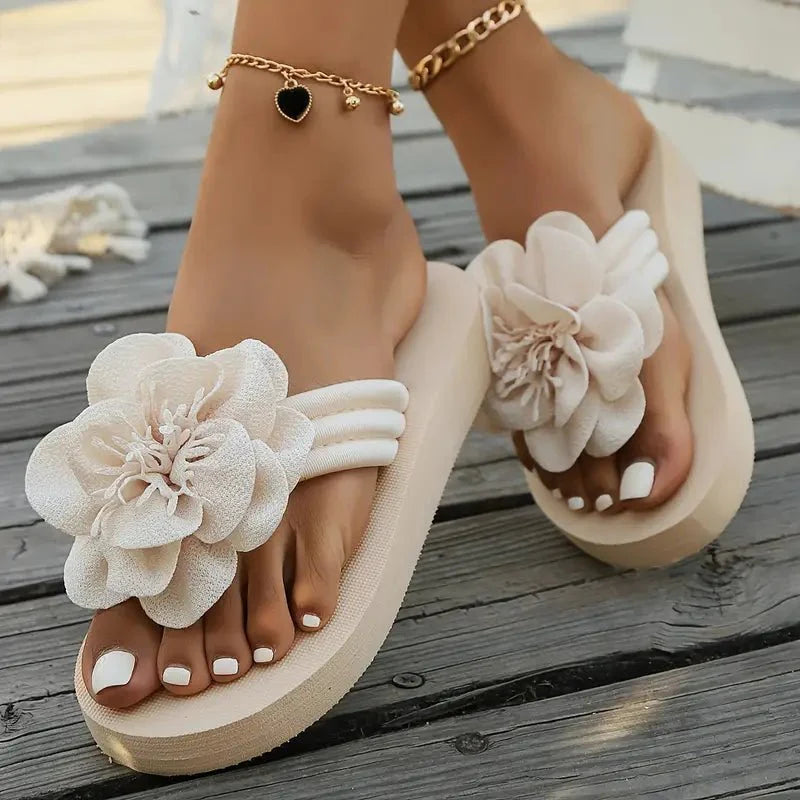 Ally - Women's Summer Floral Slide Sandals