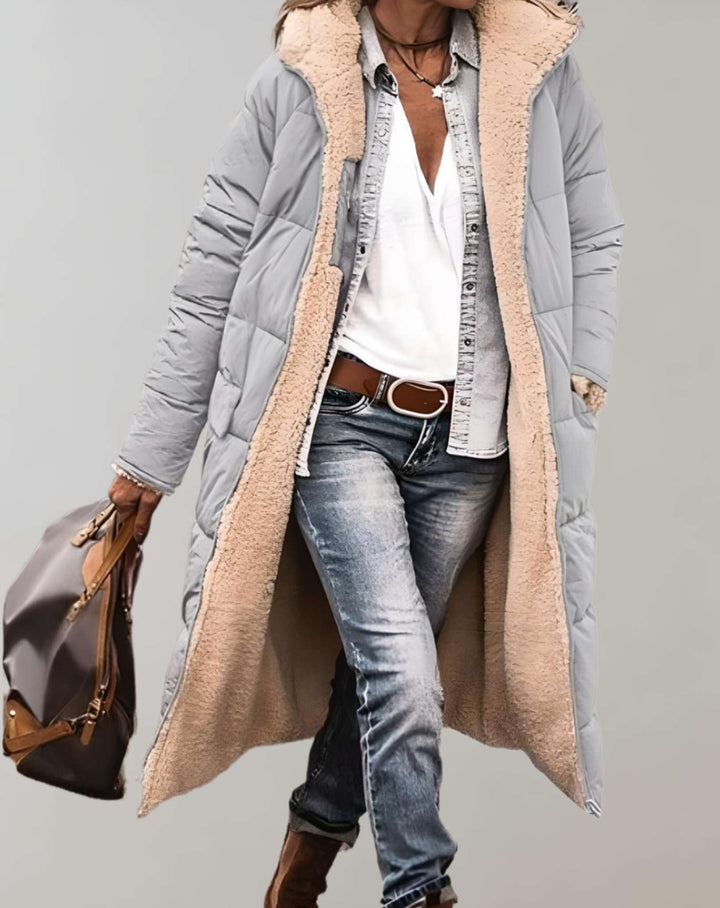 Daisy - Manteau d’hiver matelassé doublé pour femmes