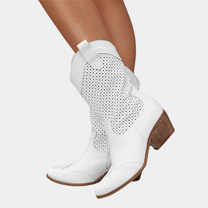 Natalie - Women's Western Style Cushioned Ankle Boots