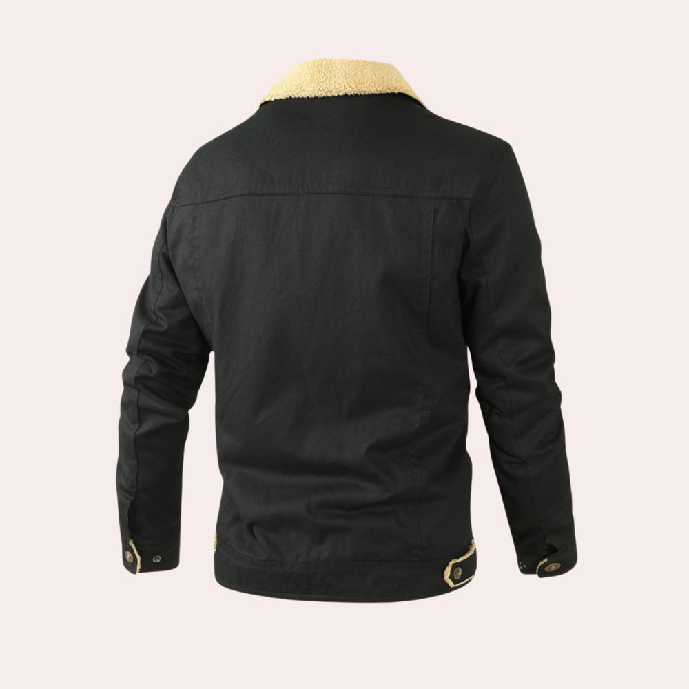 Brian - Veste décontractée d’extérieur chaude et doublée pour hommes
