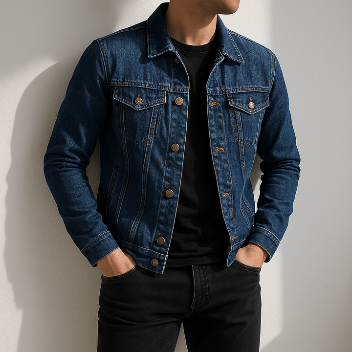 Men's Rustler Creek Denim Jacket with Pockets