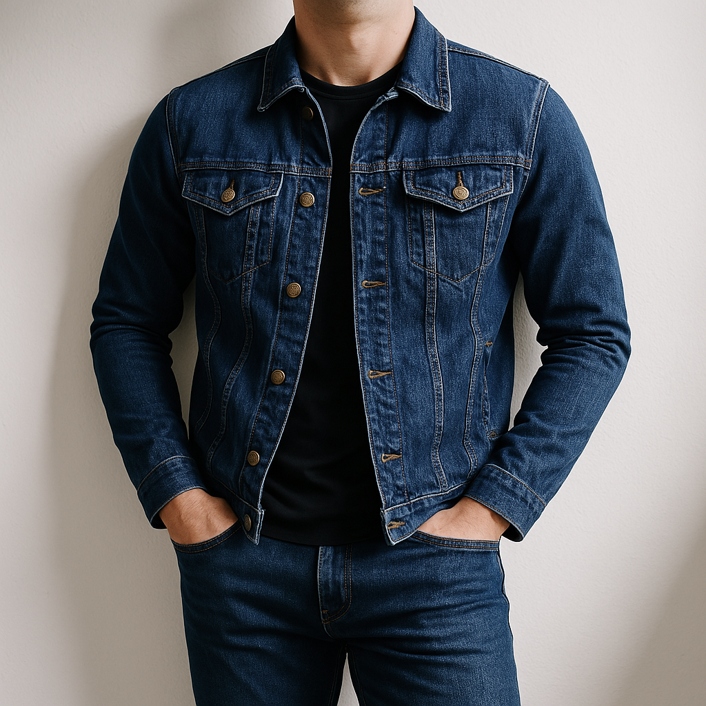Men's Rustler Creek Denim Jacket with Pockets