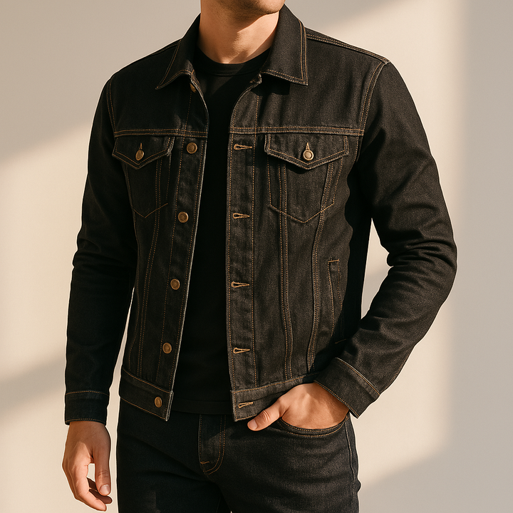 Men's Rustler Creek Denim Jacket with Pockets