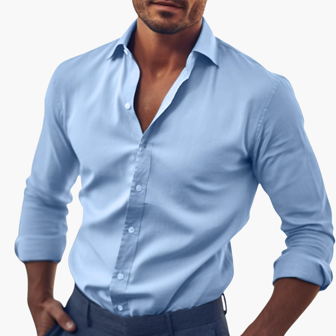 Douglas - Men's Modern Formal Dress Shirt