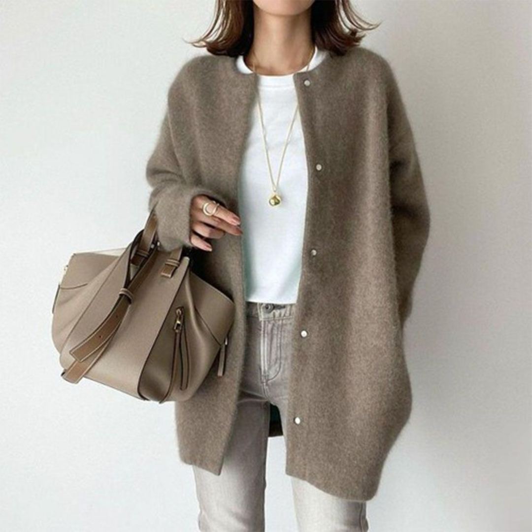 Kimberly - Women's Elegant Relaxed Fit Warm Winter Cardigan
