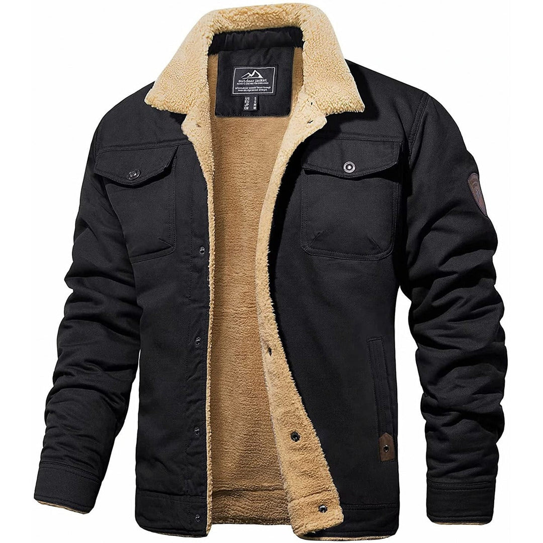 Brian - Veste décontractée d’extérieur chaude et doublée pour hommes