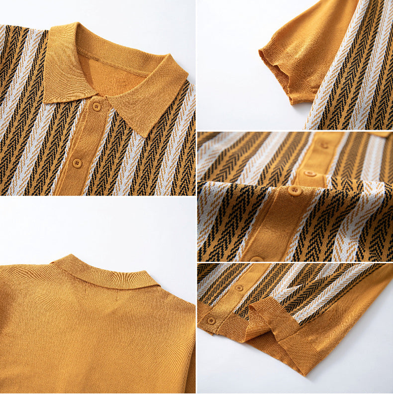 Chemise boutonnée Amalfi pour homme
