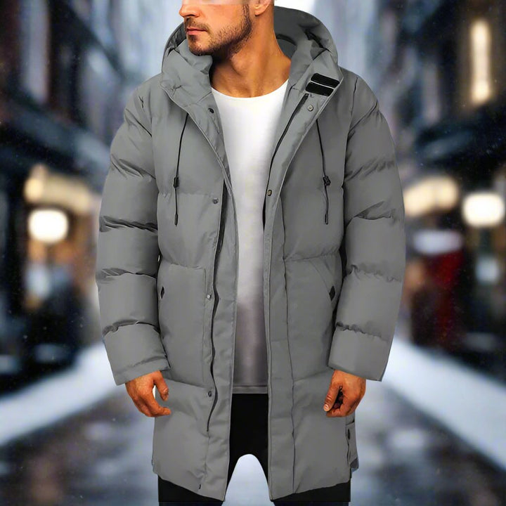Long manteau d’hiver pour homme | Design classique