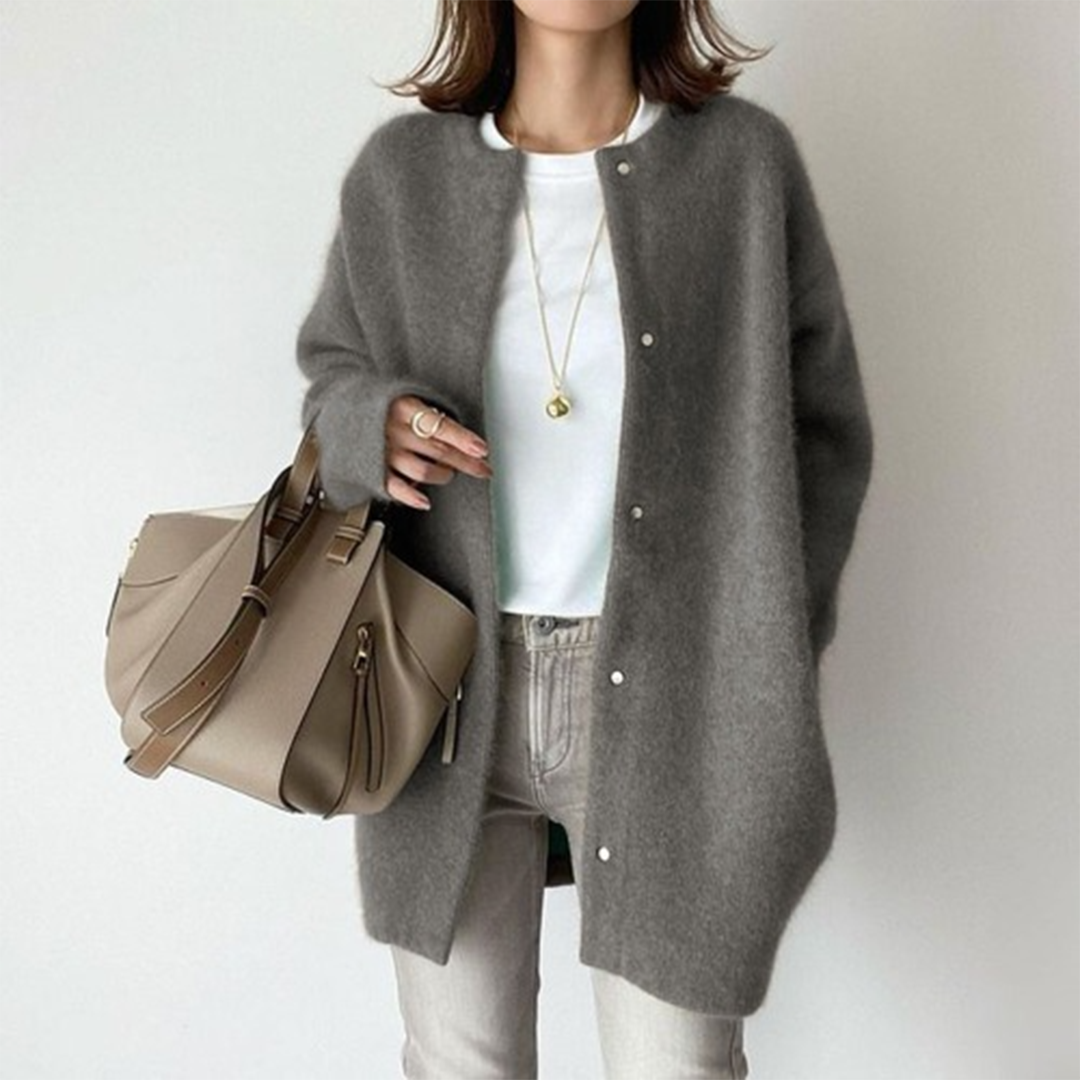 Kimberly - Women's Elegant Relaxed Fit Warm Winter Cardigan