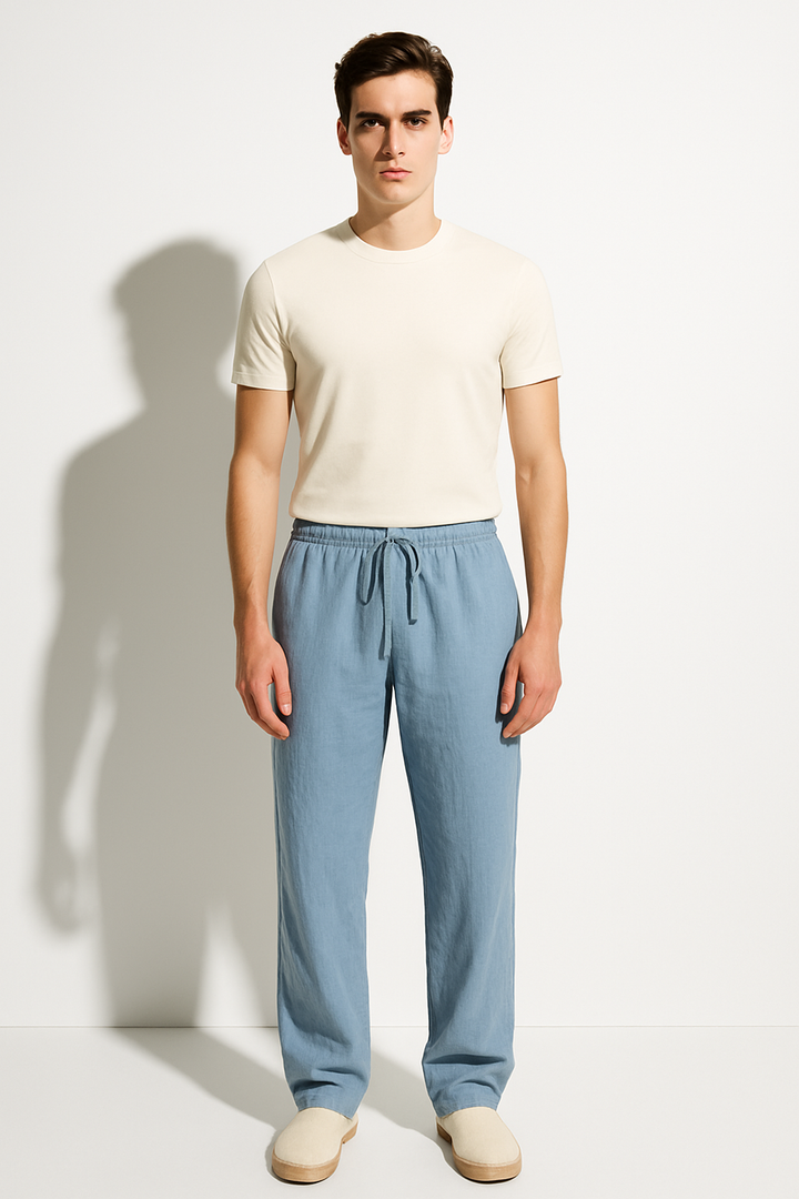 Men’s Linen Drawstring Pants