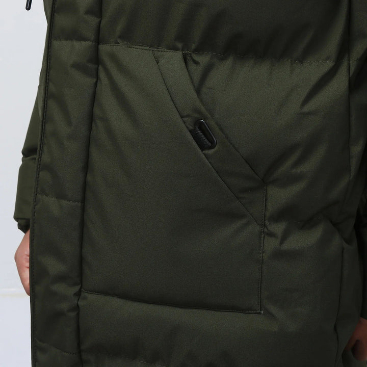Long manteau d’hiver pour homme | Design classique