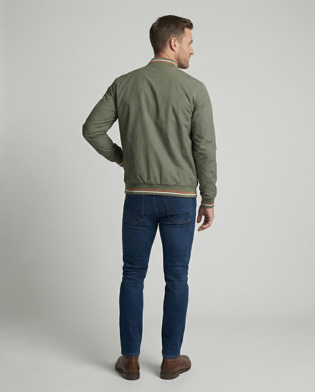 Ethan | Blouson bomber moderne léger à coupe ajustée
