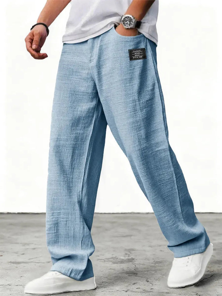 Filip | Loose Fit Summer Linen Trousers