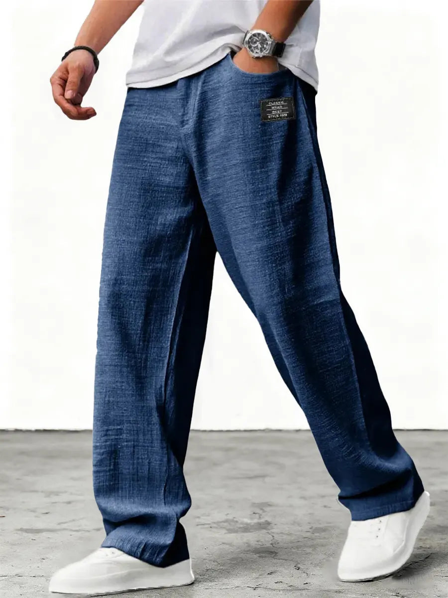 Filip | Loose Fit Summer Linen Trousers