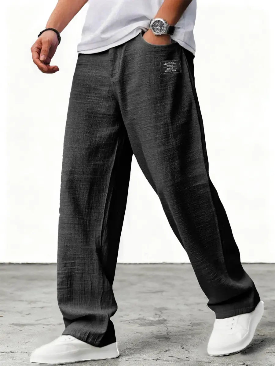 Filip | Loose Fit Summer Linen Trousers