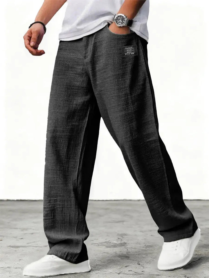 Filip | Loose Fit Summer Linen Trousers
