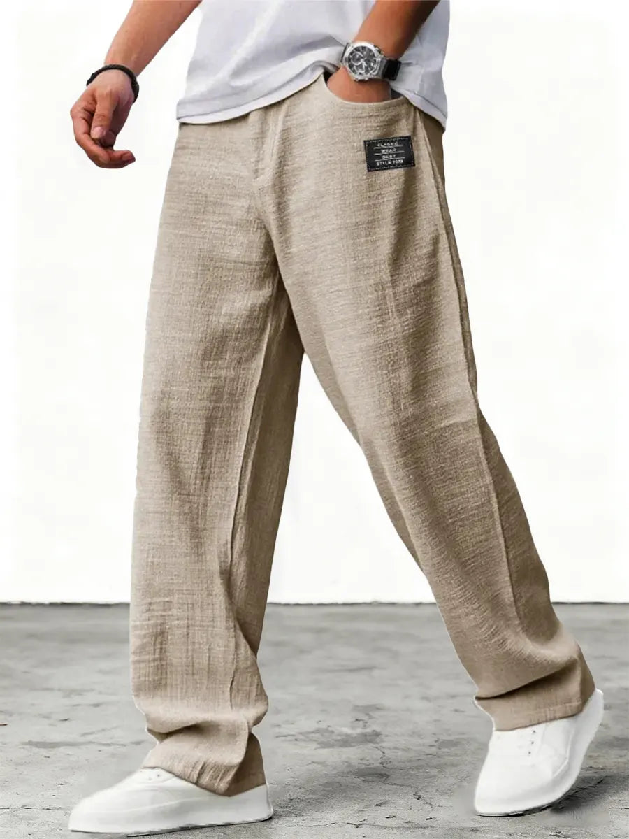 Filip | Loose Fit Summer Linen Trousers