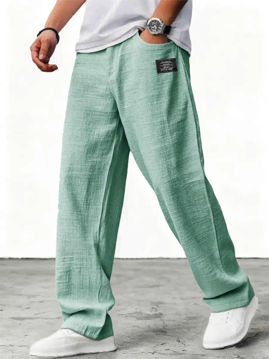 Filip | Loose Fit Summer Linen Trousers