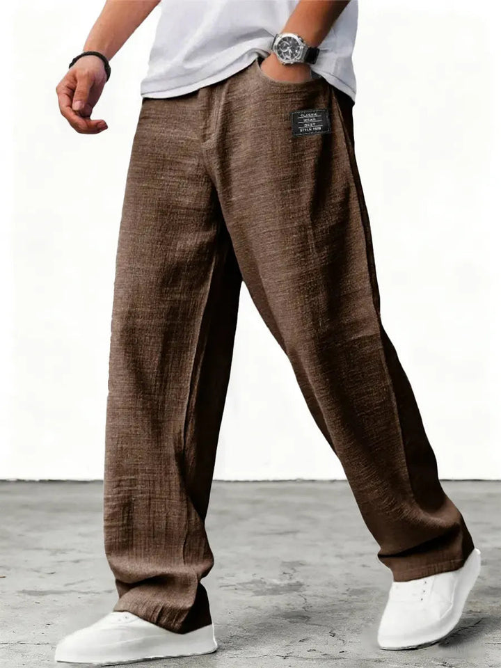 Filip | Loose Fit Summer Linen Trousers