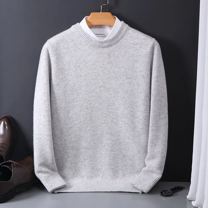 Pull homme en cachemire - Coupe classique et qualité douce