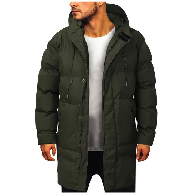 Long manteau d’hiver pour homme | Design classique