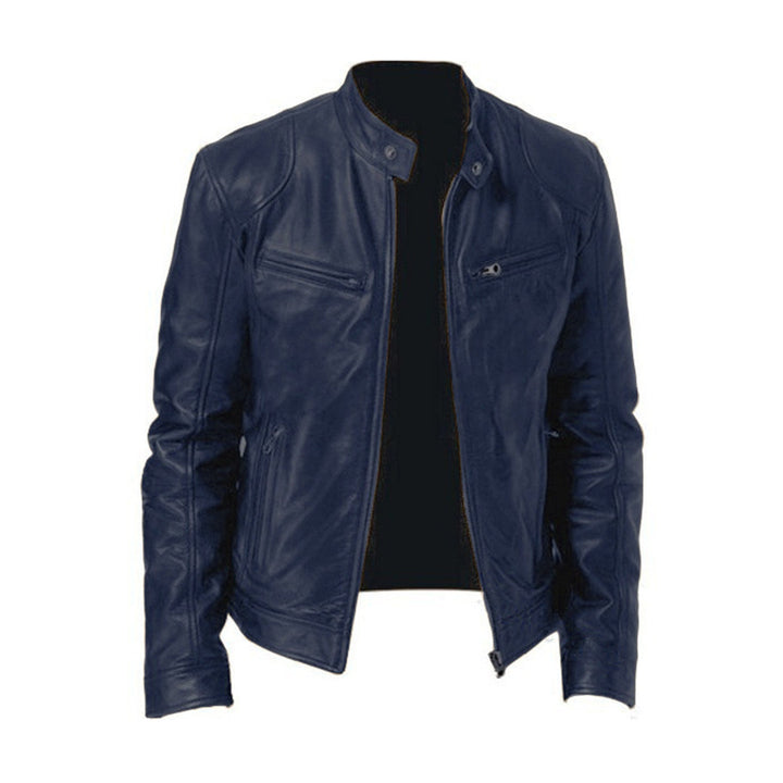Men's Lightweight Leather Look Summer Jacket