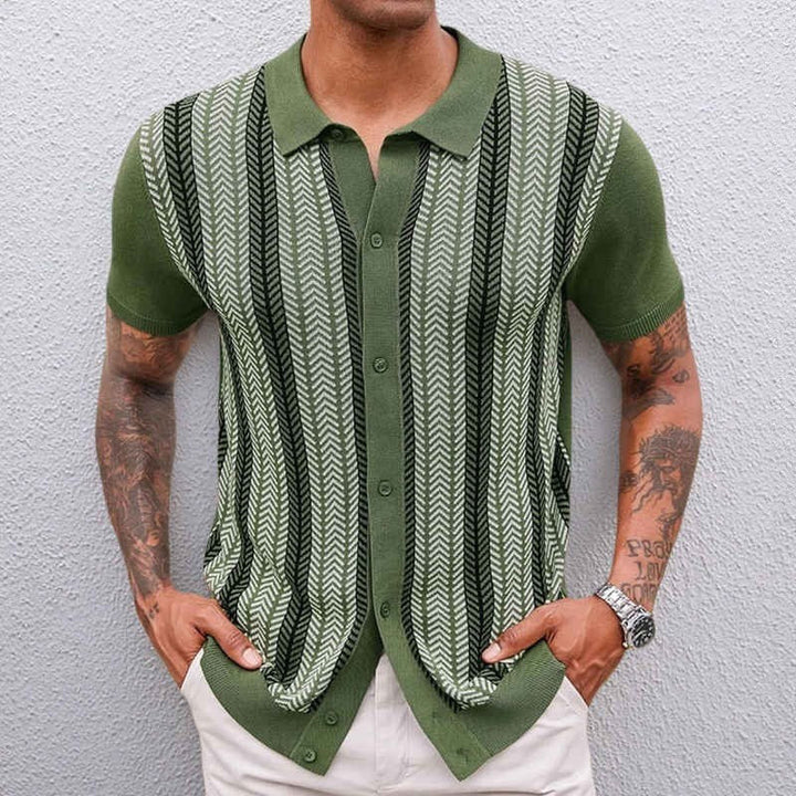 Chemise boutonnée Amalfi pour homme
