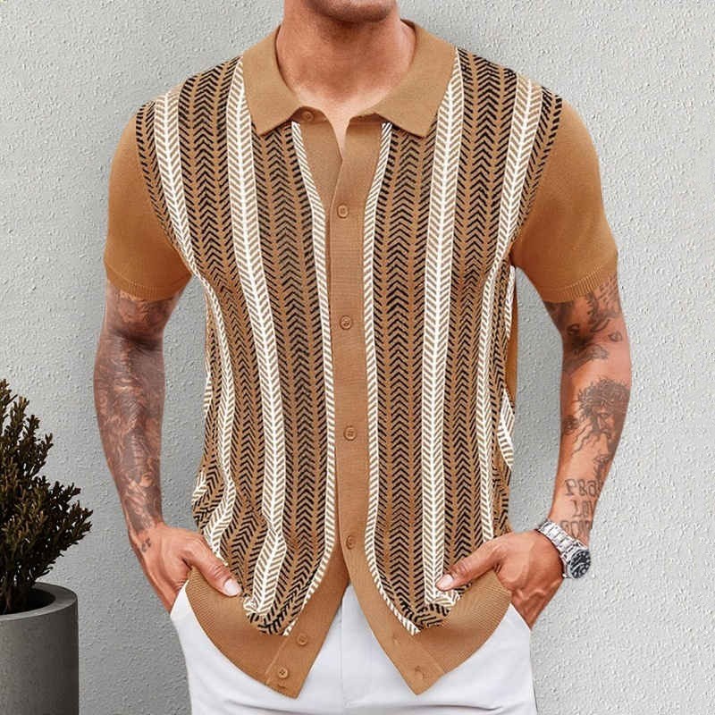 Chemise boutonnée Amalfi pour homme