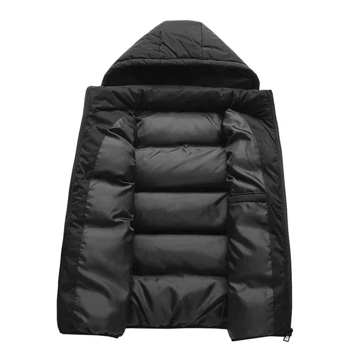 Gilet matelassé à capuche pour homme