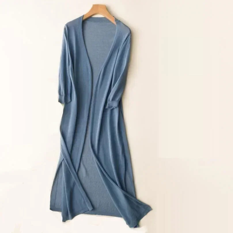 Women's Longline Flowing Cardigan